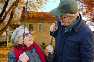 elderly couple